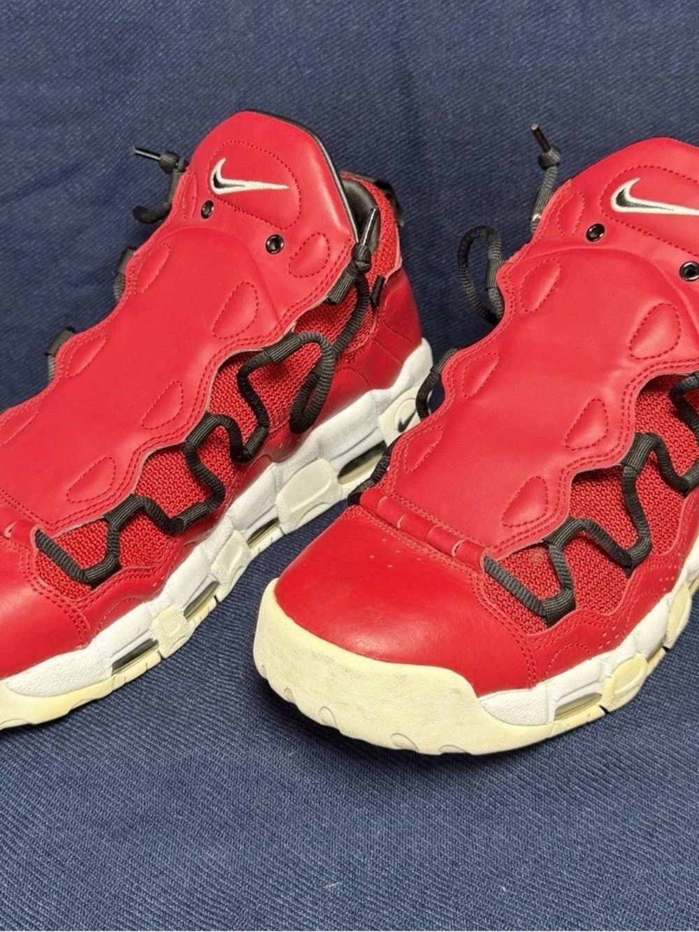 Nike Red and Black Men's Athletic Sneakers